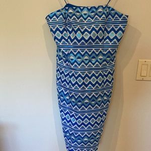 "Belle" Strapless BadgleyMischka Dress